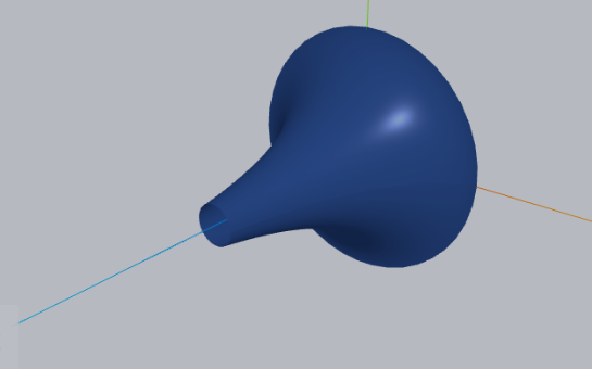 Topology pseudosphere visualization